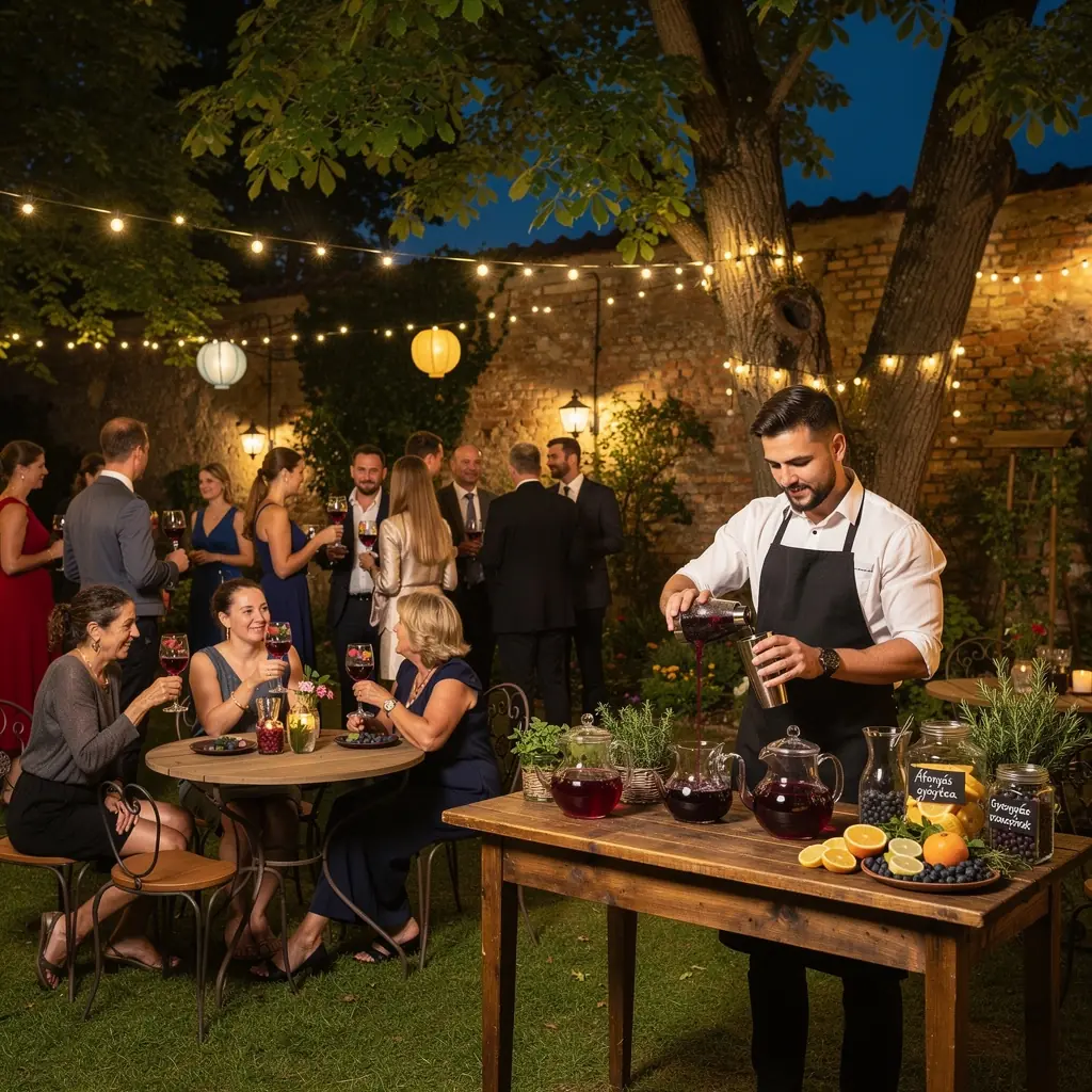 Üde gyógytea, amely áfonyával és vad bogyós gyümölcsökkel készül